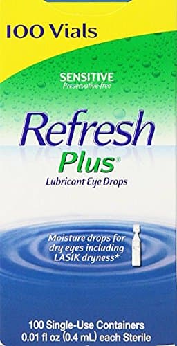 Allergan Refresh Plus Lubricant Eye Drops Single-Use Vials - 4Pack (100 ct ) Ck#XDF