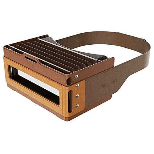 Wewoo VR Headset for Android and iOS Smartphone between 4.5 to 6.0 Inches Material Silicone Food Grade Coffee Accordion Glasses Virtual Reality 3D Box