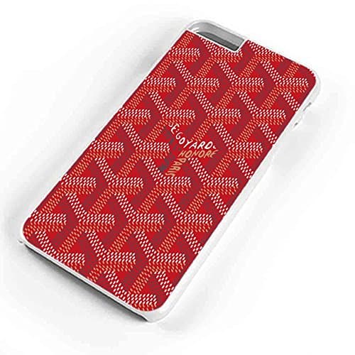 Goyard Red iPhone 6S Plus Case White
