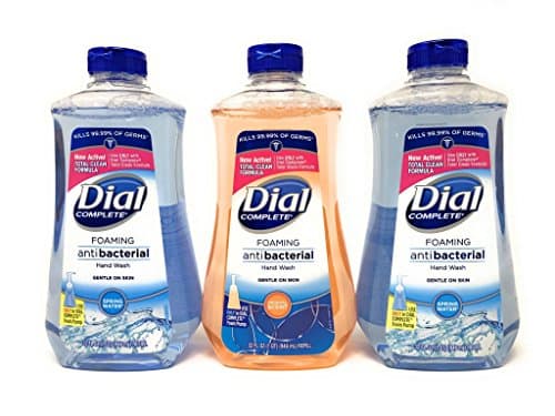 Dial Foaming Soap Refill Complete Anti-bacteria Spring Water And Original Hand Wash, 32 Oz (Pack of 3)