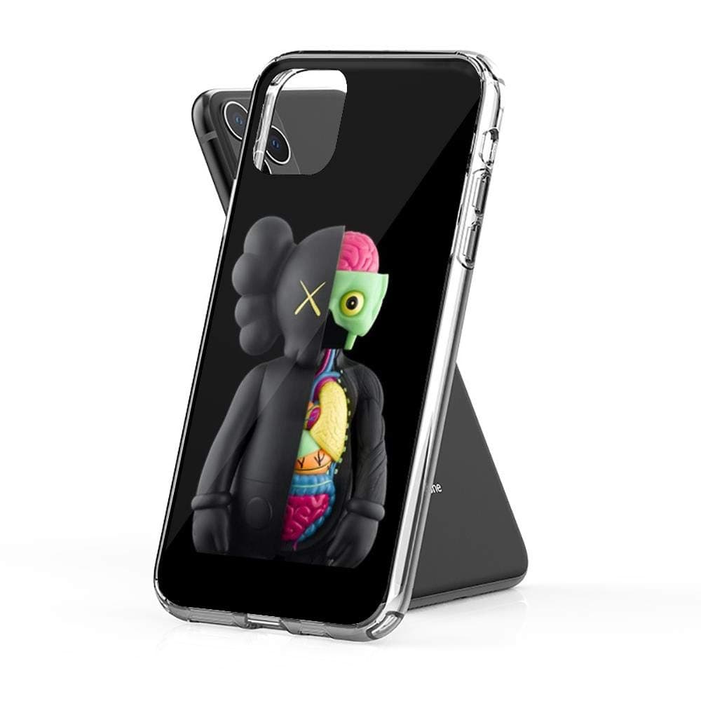 Crystal Clear Phone Cases KAWS 2 Case Cover Compatible for iPhone (11 Pro Max)