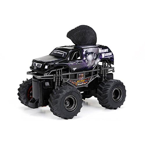 1:43 Full-Function Monster Jam Mini Mohawk Warrior R/C Car, Black for Boys 4 Years and Up