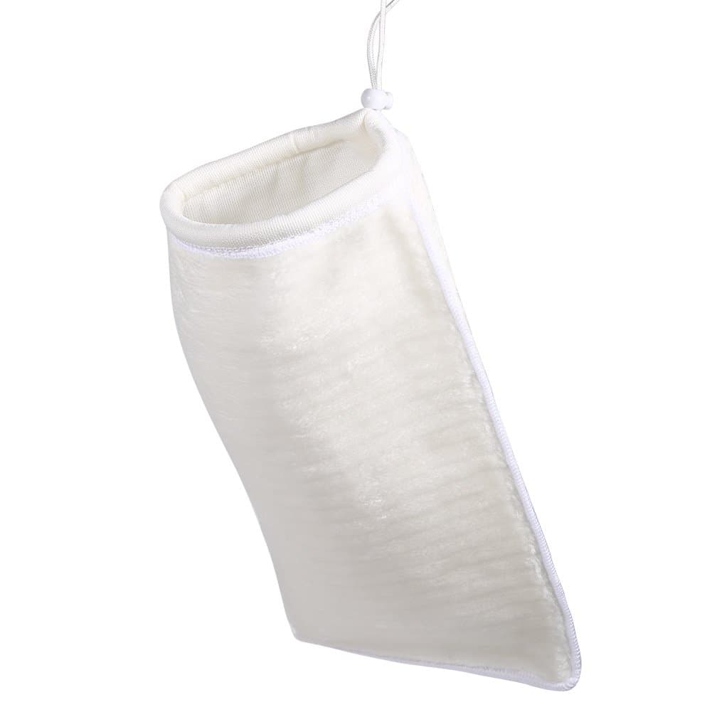 Filter Bag for Aquarium Drawstring Filter Mesh Bag Fish Tank Cotton Pouch Cleaner Tool for Aquarium Garden Fish Pond