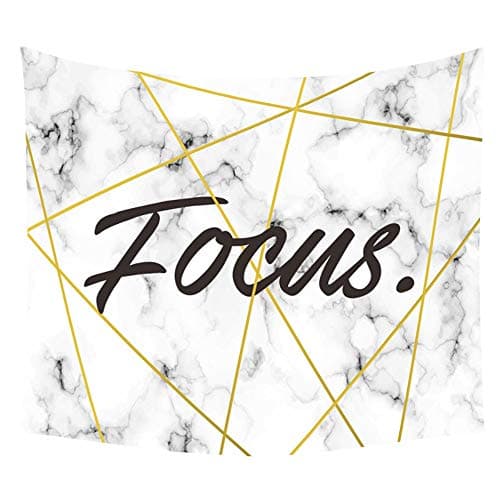 Wall Tapestry Marble Grain Ceramic Effect Gold Geometric Triangle Focus Spring Summer Home Decor Tapestry Wall Hanging Decoration Living Room Bedroom Dorm Micro Fiber Peach Superior Durable Material