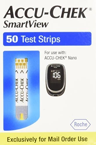 Accu Chek Smart View Test Strips 100 Strips 2x50pack Sold By Diabetic Corner by Smartview