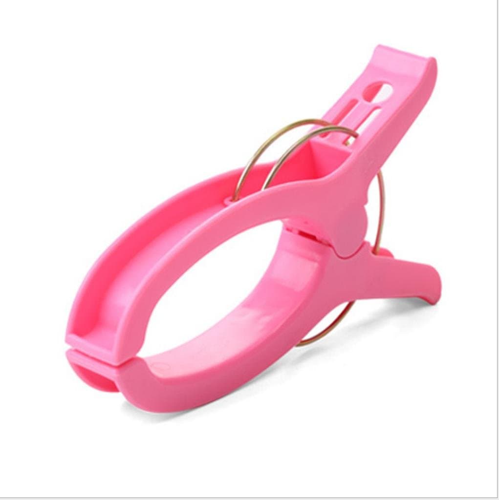 GFYWZ Plastic Thickened Durable clip Extra large Windbreak clips Hanging clip（pack of 10） , pink , 16*9cm