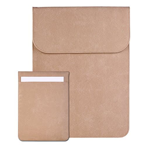 MacBook Pro 13 Case 2017, Carrying Bag for 13.3-inch Apple Macbook Air 13" 12.9-inch iPad Pro case - Surface Laptop 2017, Shockproof, Spill-Resistant 13 Inch Laptop Bag Case Cover- Brown