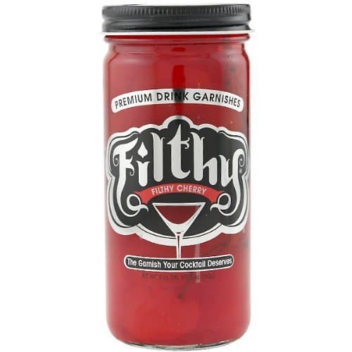 Filthy Long Stemmed Red Cherries - 8 oz Jar by Filthy Foods