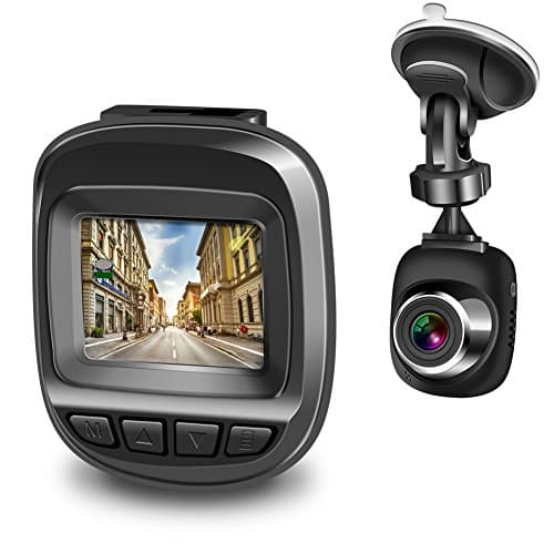 Actionpie Dash Cam 1080P Car DVR Dashboard Camera Full HD Recorder, G-Sensor, WDR, Loop Recording[Black]