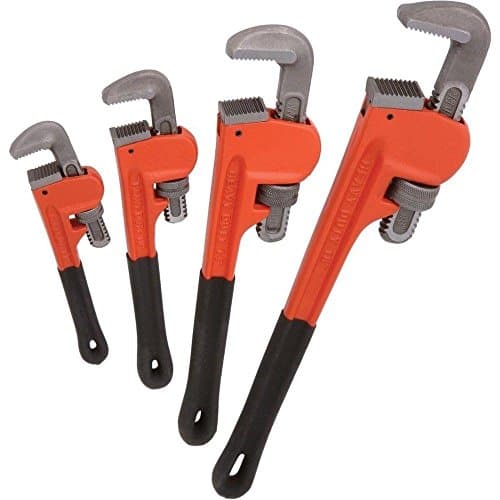 Socket Wrenchesc4pc Heavy Duty Pipe Wrench Set Monkey Heat Treated Adjustable 8" 10" 14" 18" NEW