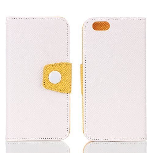 iPhone 8 Plus Flip Case,EFUS Screen Protective with Cards Slots Cash Holder Magnetic Smart Color Stand Cover Flip Card Holder Wallet Case for 2017 iPhone 8 Plus(iPhone 8 Plus, White)