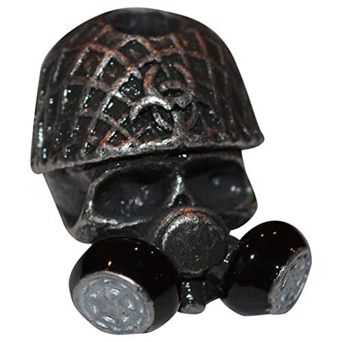 Gas Mask Skull Bead