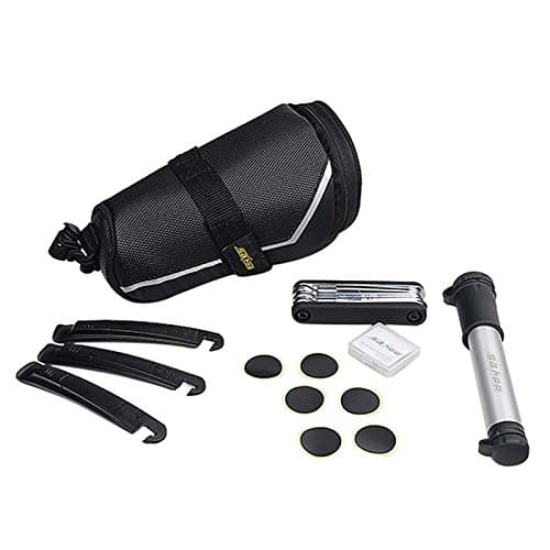 Complete Repair Set Emergency Bicycle tool Kit Self Fixing W/Portable Hand pump and Carry Bag Under Seat Design Best Gift Idea BBK-A4
