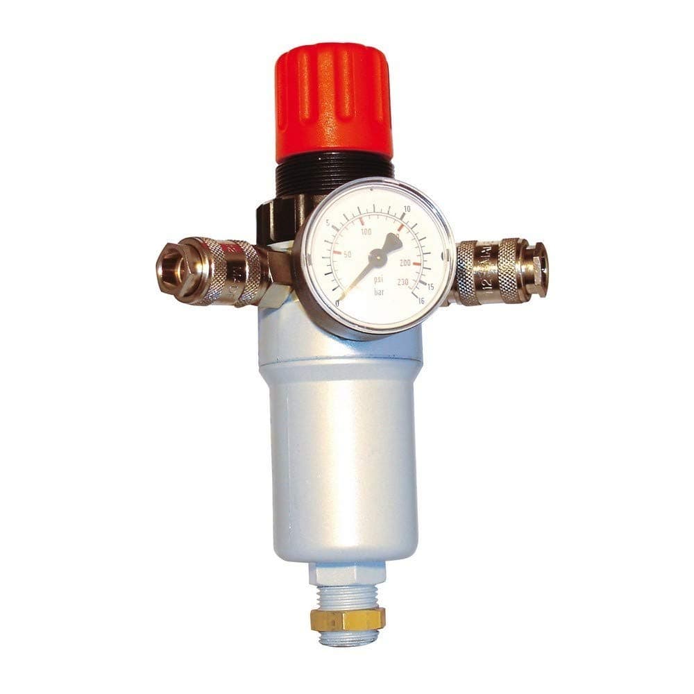cevik ca-950/2 – Accessory for Pneumatic Pressure Regulator with Gauge, Filter, 2 Jacks Rapid. 1/2 "