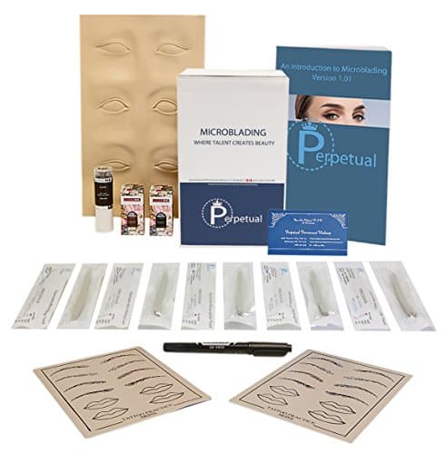Microblading Starter Kit Permanent Makeup with Doreme Ink Microblades (Disposable Professional Kit)