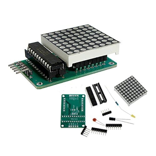 3Pcs MAX7219 Dot Matrix Module DIY Kit SCM Control Module For Arduino