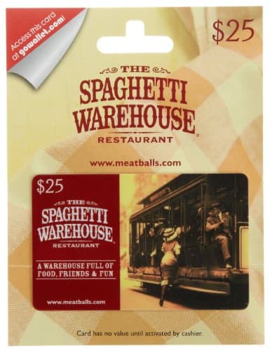The Spaghetti Warehouse Gift Card  $25