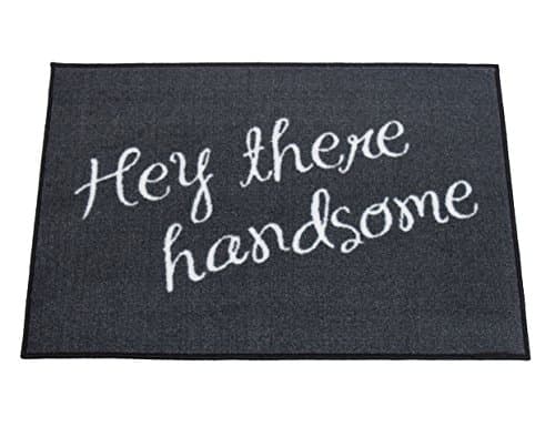 Hey There Handsome Welcome Floor Mat