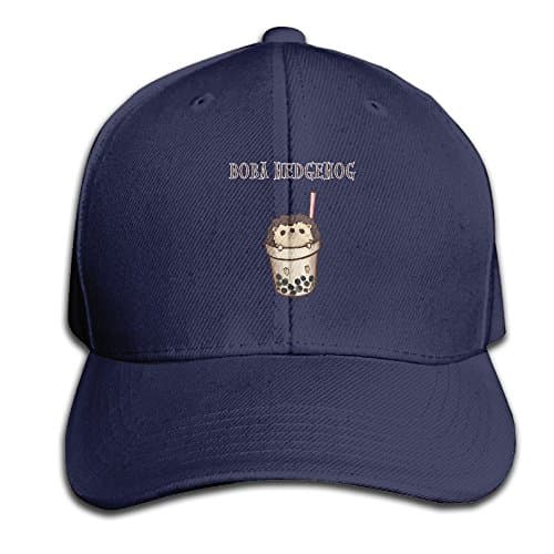 Boba Hedgehog Adjustable Baseball Caps Unstructured Dad Hat 100% Cotton Navy