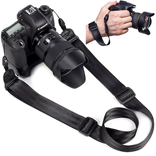 DSLR Camera Strap Quick Release | Hand Strap and ¼ Mounting Screw the Complete Bundle by BX Design