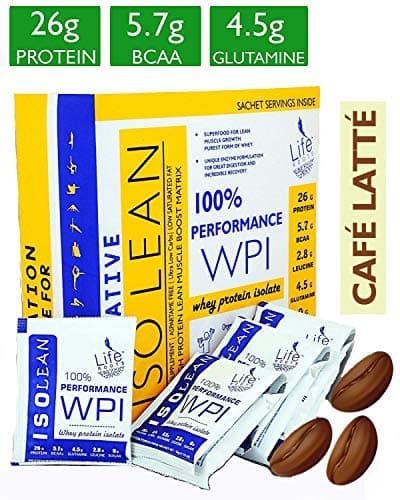 LifeRoots ISOLEAN WHEY PROTEIN ISOLATE CAFÉ LATTÉ (2.26 lb) (32 Sachet) 1024 g