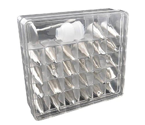 Pastry Tubes and Tips Set, 28 Pieces