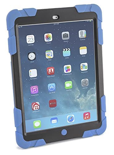 Caseiopeia 360 Rotating Kickstand Case with Screen Protector for iPad Air (KSR-IPA-BLU)