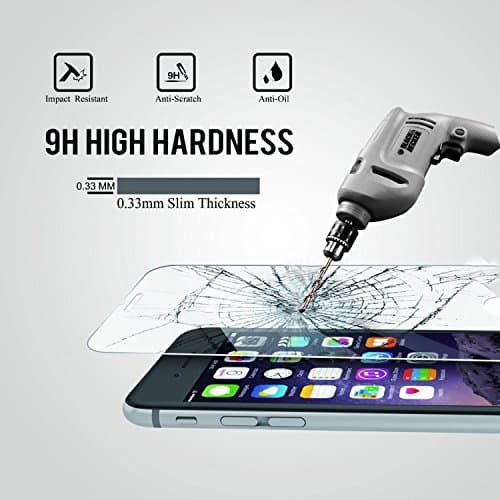 Iphone 6plus / 6s Plus/Iphone 7Plus Glass Screen Protector, 0.3mm Tempered Glass Screen Protector for Apple Iphone 6plus/ 6s Plus/Iphone 7Plus 5.5 Inch (X2)2pcs