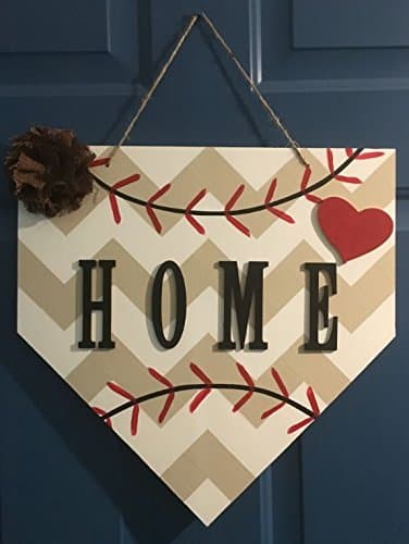 Front Door Welcome Sign - Home Plate