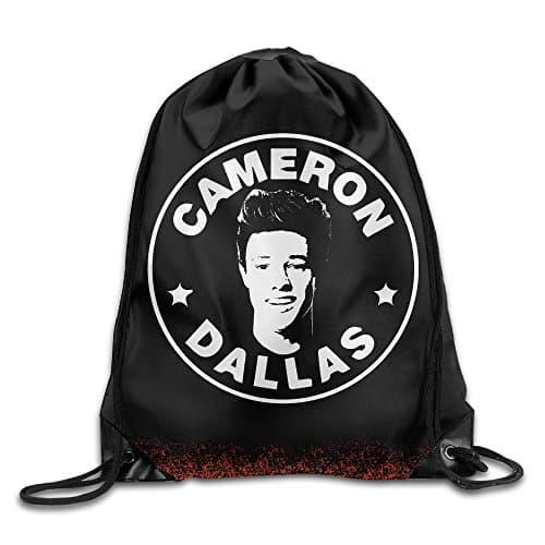 Cameron Dallas Unisex Drawstring Backpack Sack Bag