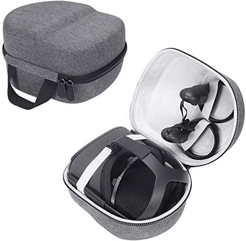 Hard EVA Case for Oculus Quest All-in-one VR Gaming Headset, Oculus Quest Travel Carrying Case Gray