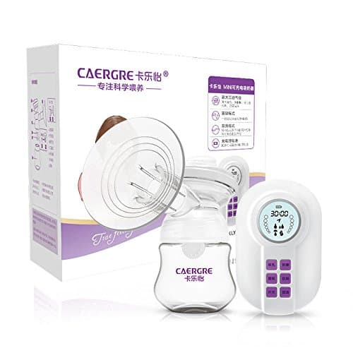 Electric breast pump Suction Large Maternal Postpartum Massage Mute Pull Milk Milking A Generation Of Generation,White