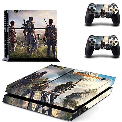 Gaming - PS4 Skin Console and 2 Controller, Vinyl Decal Sticker Full Cover Protective by okanhyeu