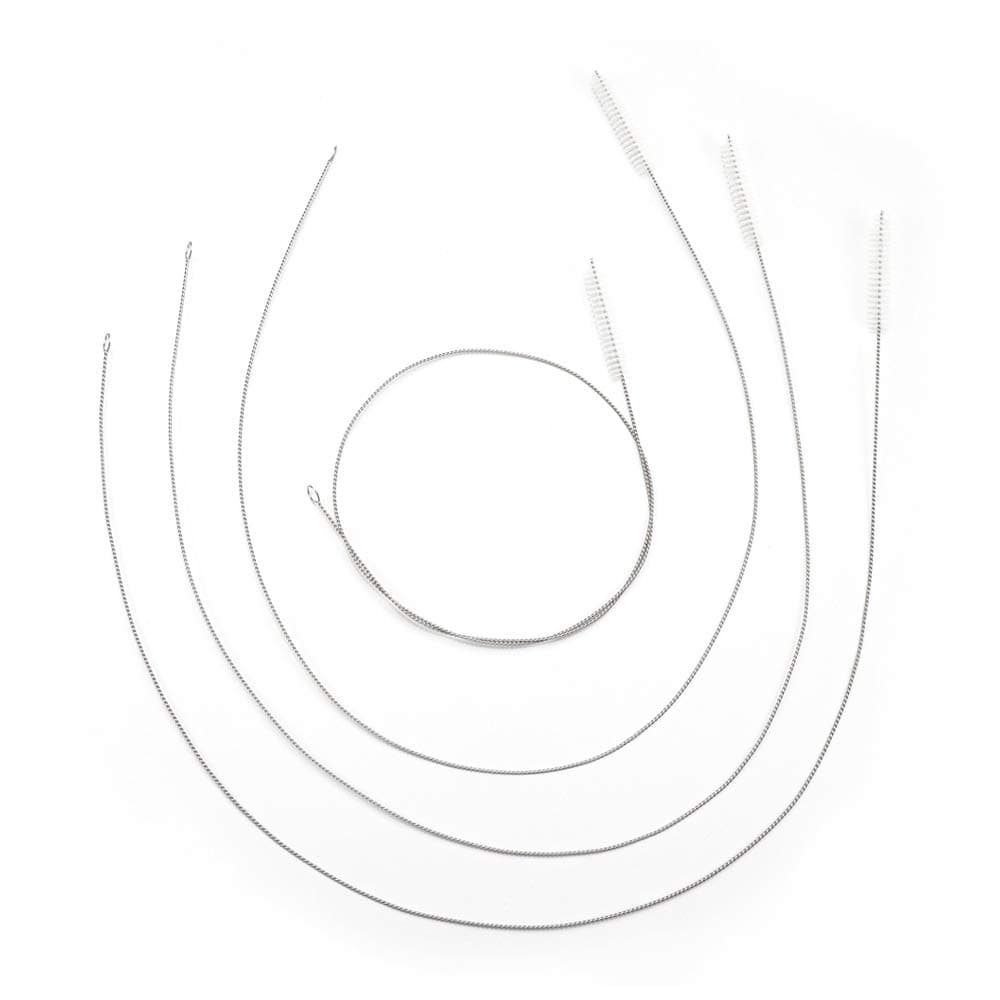 Arcoolor 4 Pcs Cleaning Brush Bristle Tip 1/2” by 39.4” Inch Long, Flexible Scrub Nylon Brush Cleaner Tool for Clean Keg, racking lines, Line Tube Hose