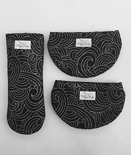 Gray Cookware Oven Hot Pad and Pot Handle Holder