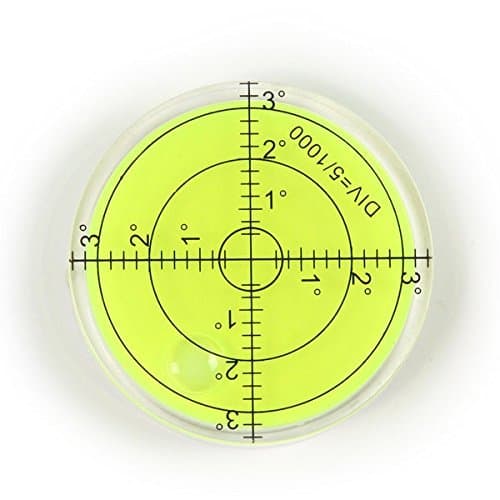 60mm Bubble Degree Marked Surface Spirit Level for Camera and Other Adjusting Tool