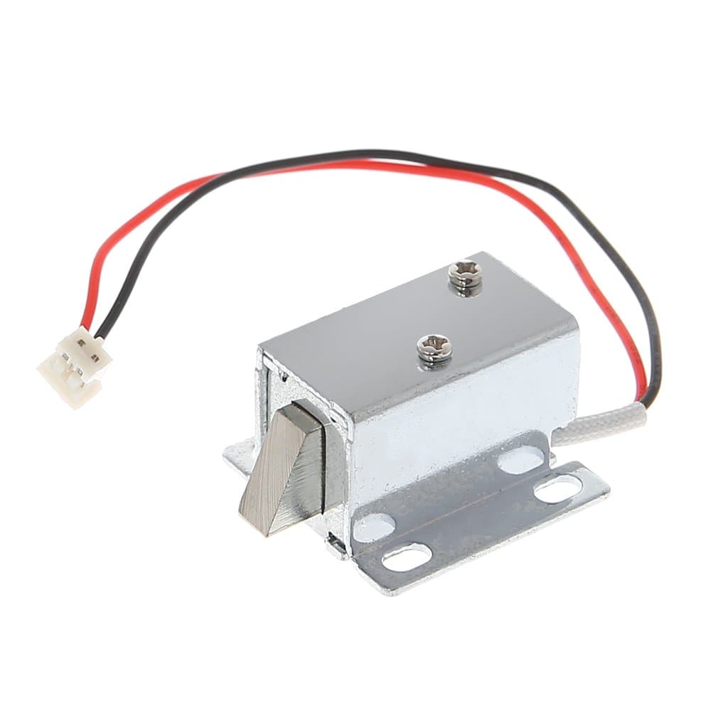 Lyqdxd 12V Electronic Solenoid Lock Security Lock Assembly for Security System Safes Door Cabinet