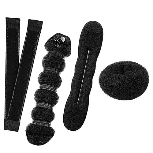Hair Bun Maker Bundle (4 different models - Black)