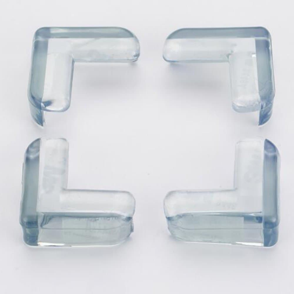 Nacpy Table Corner Guard Desk Edge Protector Corner Protectors Guards Bumpers Anti-Crash Cushion Baby Safety Guard Security Safety Proofing Child Safety Cushion 4 PCS Transparent