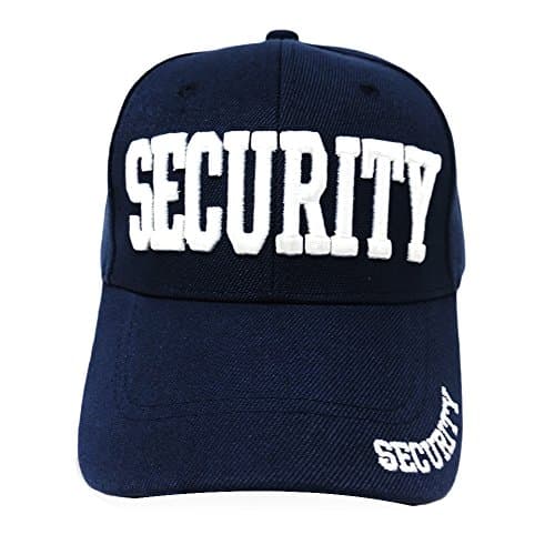 GREAT CAP Classic Law Enforcement Cap - Classic Design Size Adjustable Embroidered Baseball Cap Velcro Closure -Security Navy