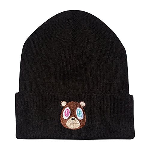 Kanye West Graduation Bear Beanie - Black
