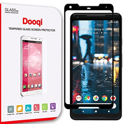 2X Dooqi Full Cover Tempered Glass Screen Protector For Google Pixel 2 XL