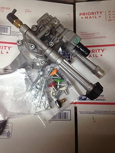 PRESSURE WASHER VERTICAL REPLACEMENT PUMP + BONUS PAC 5 WAND TIPS BRUTE SEARS RYOBI TROY-BILT BACK PIPES CUSTOMISED KIT CONVERTS 4 BOLT TO 3 POST MOUNT