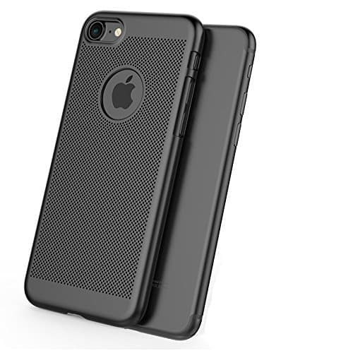 Protective Back Cases PC Acrylic Cover Anti Fall For Iphone 7 4.7 inch Black