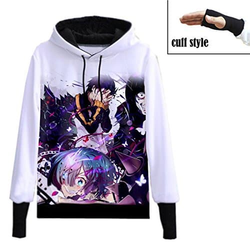 CosEnter Anime Re:Life in a different world from zero Rem Hoodies Size L