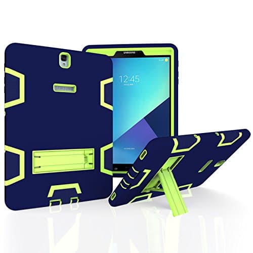 Galaxy Tab S3 9.7 Case, Fisel Three Layer PC &amp; Silicon High Impact Hybrid Drop Proof Armour Defensive Full Body Protective Case With Kickstand for Samsung Galaxy Tab S3 9.7" Tablet (SM-T820/T825/T827)
