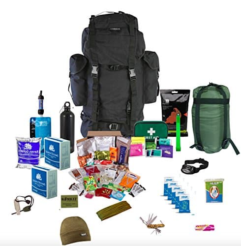 One Person Custom Bug Out Bag Disaster Backpack