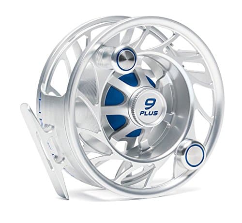 Hatch Finatic 9 Plus Large Arbor Fly Reel - Clear/Blue - Free Overnight Shipping