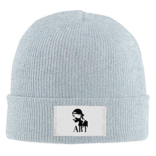 Amone 2pacs Winter Knitting Wool Warm Hat Black