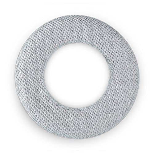 Dust Mop Pads, Euleven Wet Refill Pads-2 Pack for EU-3058G&amp; 3059AG Use with Mopping Robotic Sweeper for Commercial Microfiber Mops, Washable Mop Frames (10.5 inch, blue)